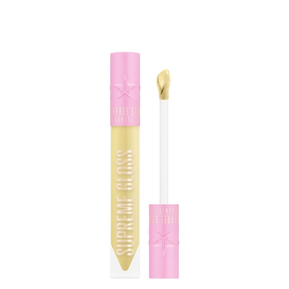URETHXA- New in box Jeffree Star Supreme Gloss Pale Yellow LipGloss Shiny Gloss - Picture 6 of 11